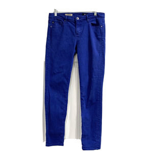Adriano Goldschmied The Stevie Ankle Blue Pants Slim Straight Classic Casual 28